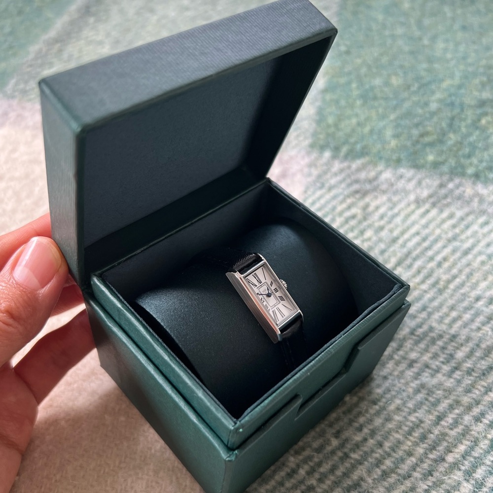 New green watch/jewelry case